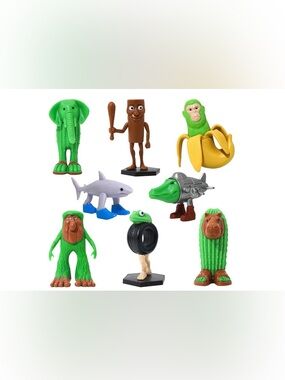 Rercarre 8 Pcs Tralalero Tralala Figures Toys